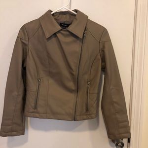 Express vegan leather jacket